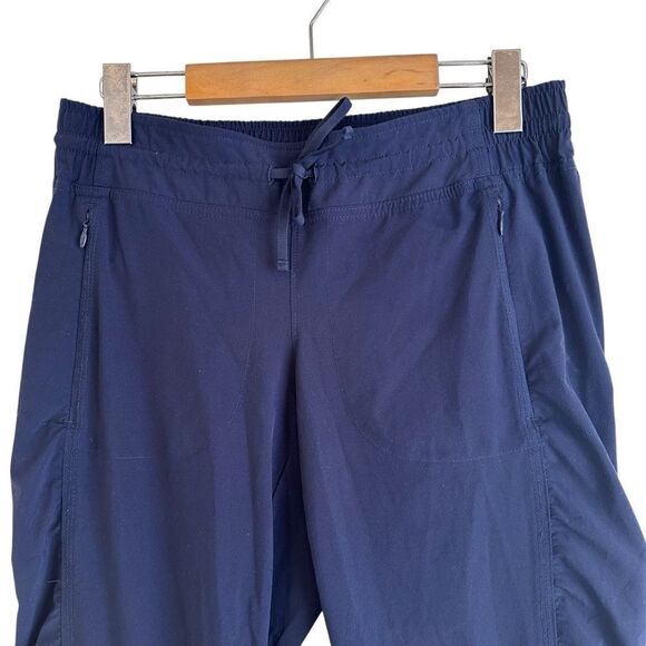 Athleta La Viva Capri Crop Pant Navy Blue Size 4 - Picture 4 of 7